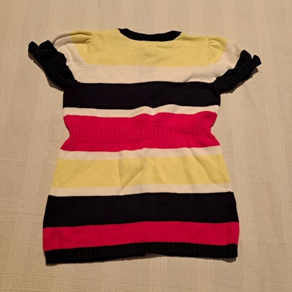 Gymboree girls size small or 5-6 color block button up sweater - Picture 2 of 3